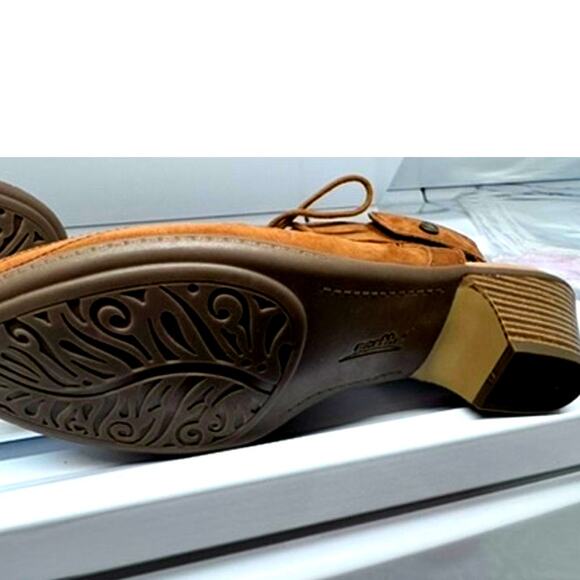 "EARTH" Kristen, Wide Laced Sandal, Chunky Heel,Size 11, Country,Prairie, - Picture 6 of 11